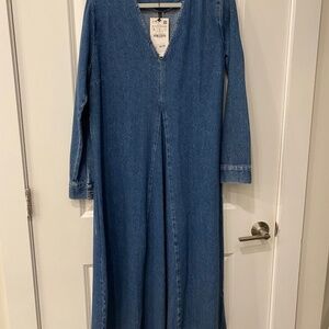 ZARA Denim Tilda dress size L